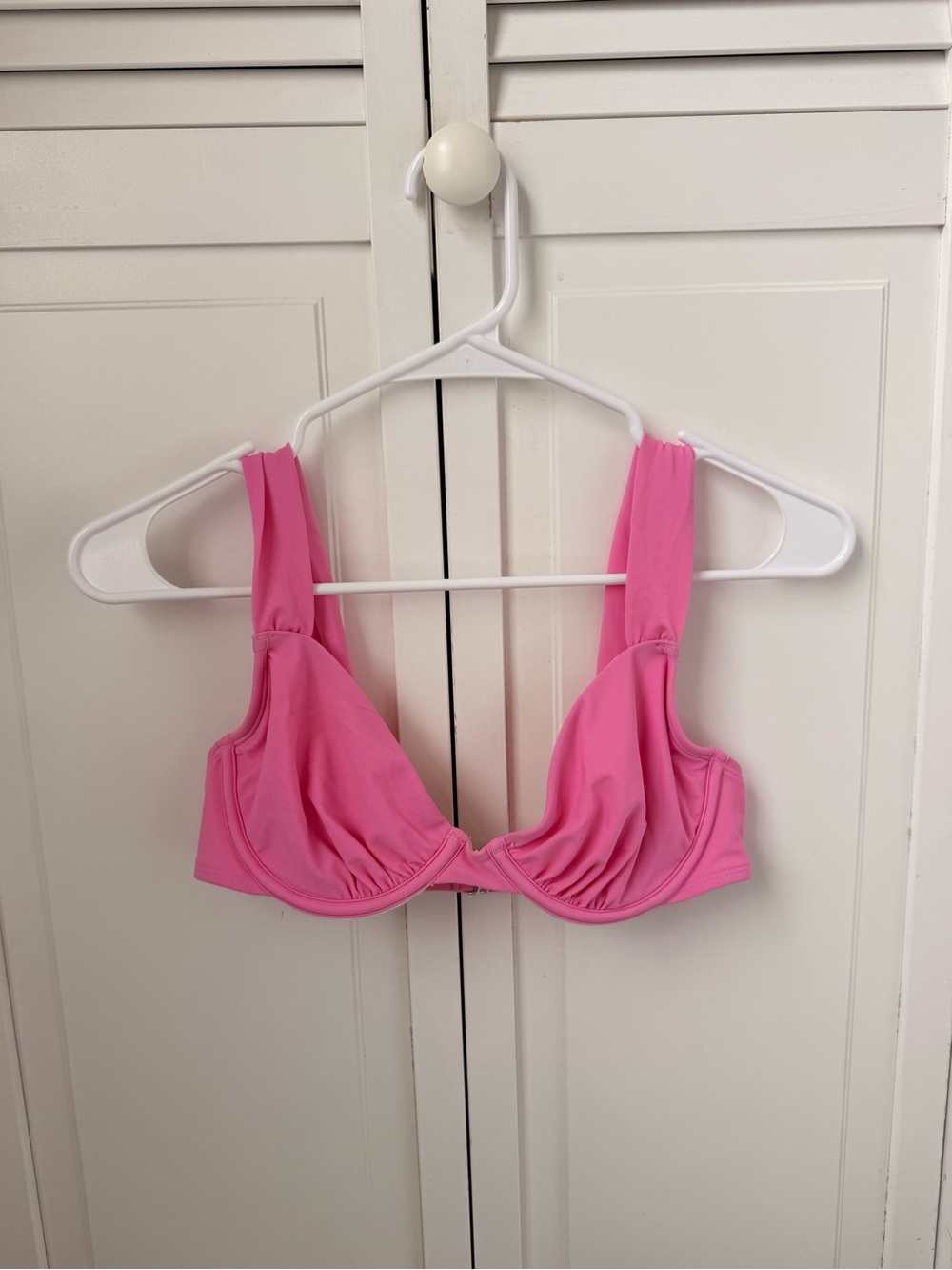 Pink Underwire Bikini Top